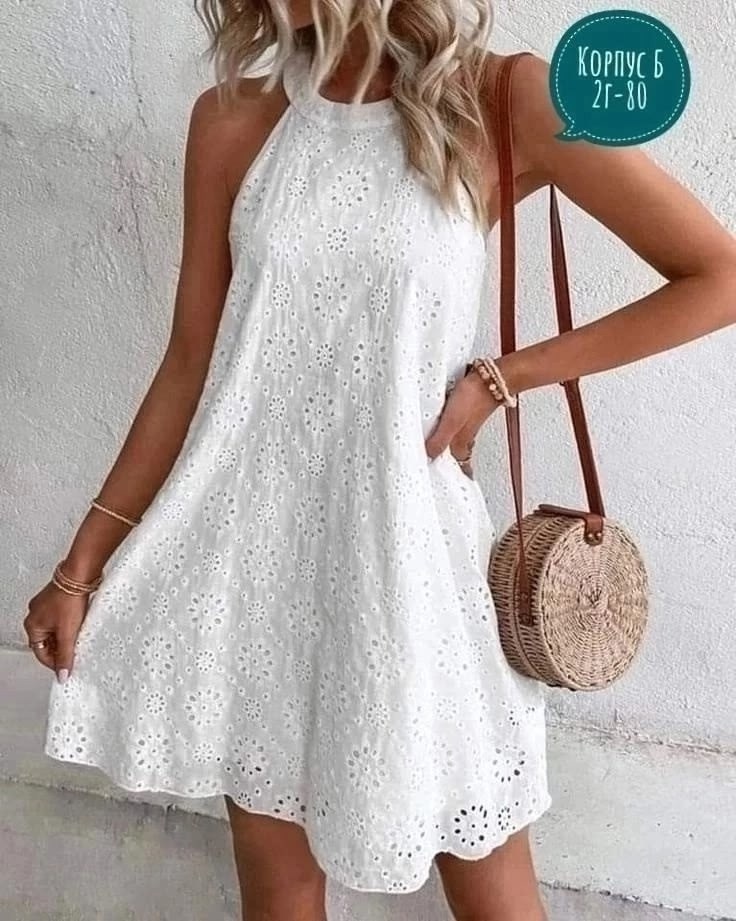 женские летние платья,летнее белое платье,летние платье,кружевные платья,ажурное платье