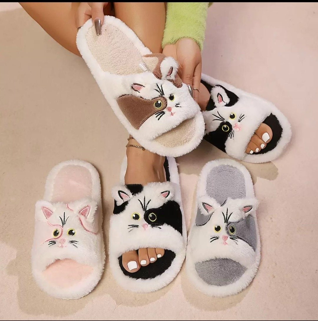 женские домашние тапочки,тапочки для дома женские,cat slippers женские легкие пушистые домашние тапочки,домашние теплые тапочки,домашние тапочки