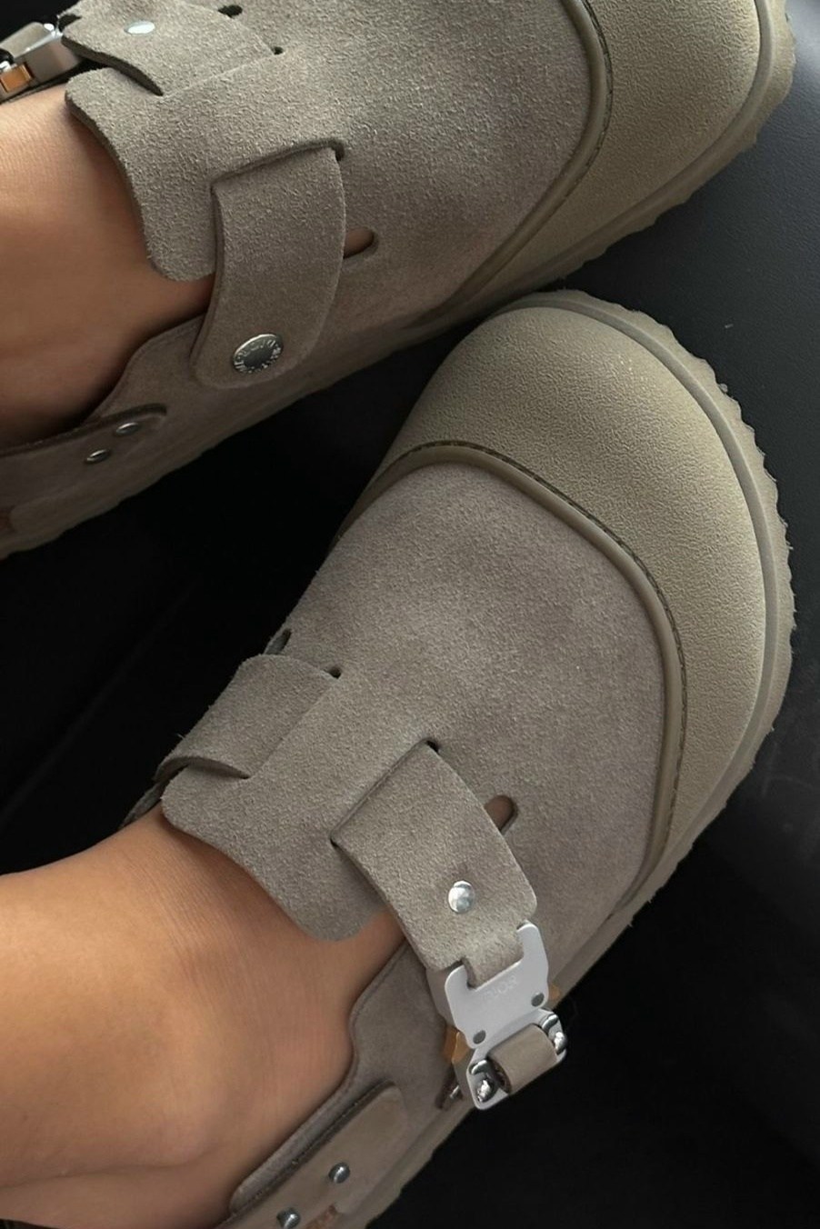 ,birkenstock ,женские обуви, повседневные,лоферы замш