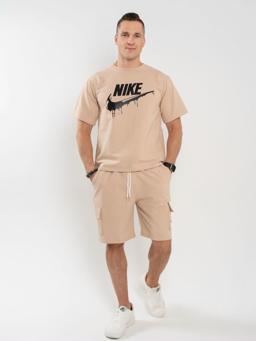 мужской костюм с шортами,костюм с шортам,костюм с шортами найк,спортивные костюм,спортивная форма