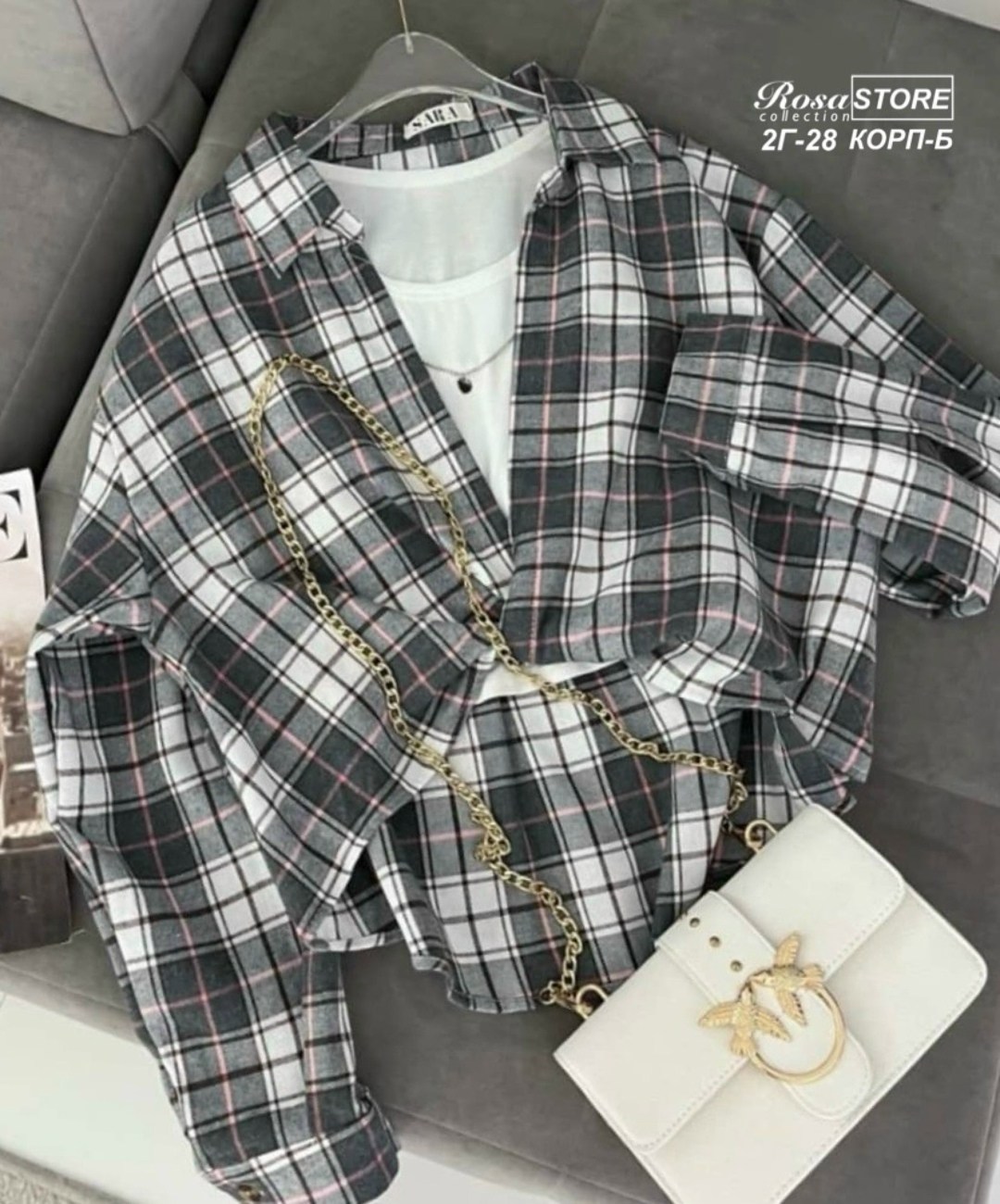 женская рубашка в клетку,рубашка в клетку,рубашка в клетку с майкой beststyle,рубашка женская в клетку оверсайз,рубашка в клетку оверсайз