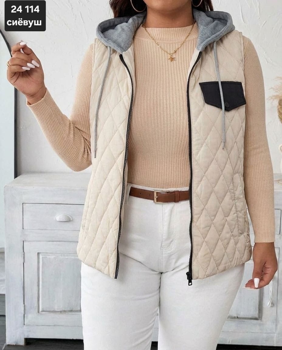 женская жилетка,жилет женский,теплый жилет,жилет утепленная,жилет