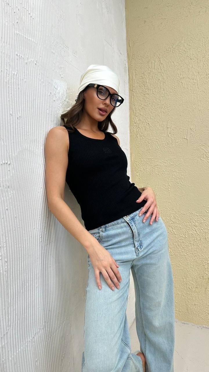 майка лапша женская,женская майка,топ женский,женская майка черная,топ женская майка