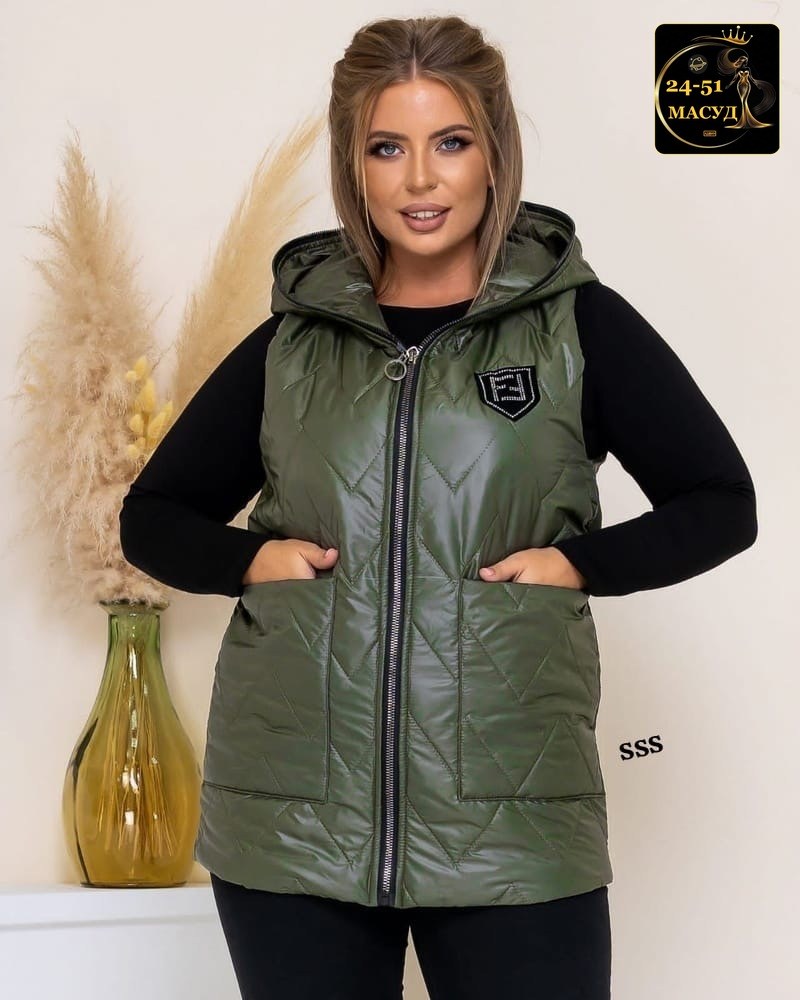 жилетка женская,жилетка женская демисезонная,жилет женский,женская жилетка больших размеров,жилетка из плащевки женская
