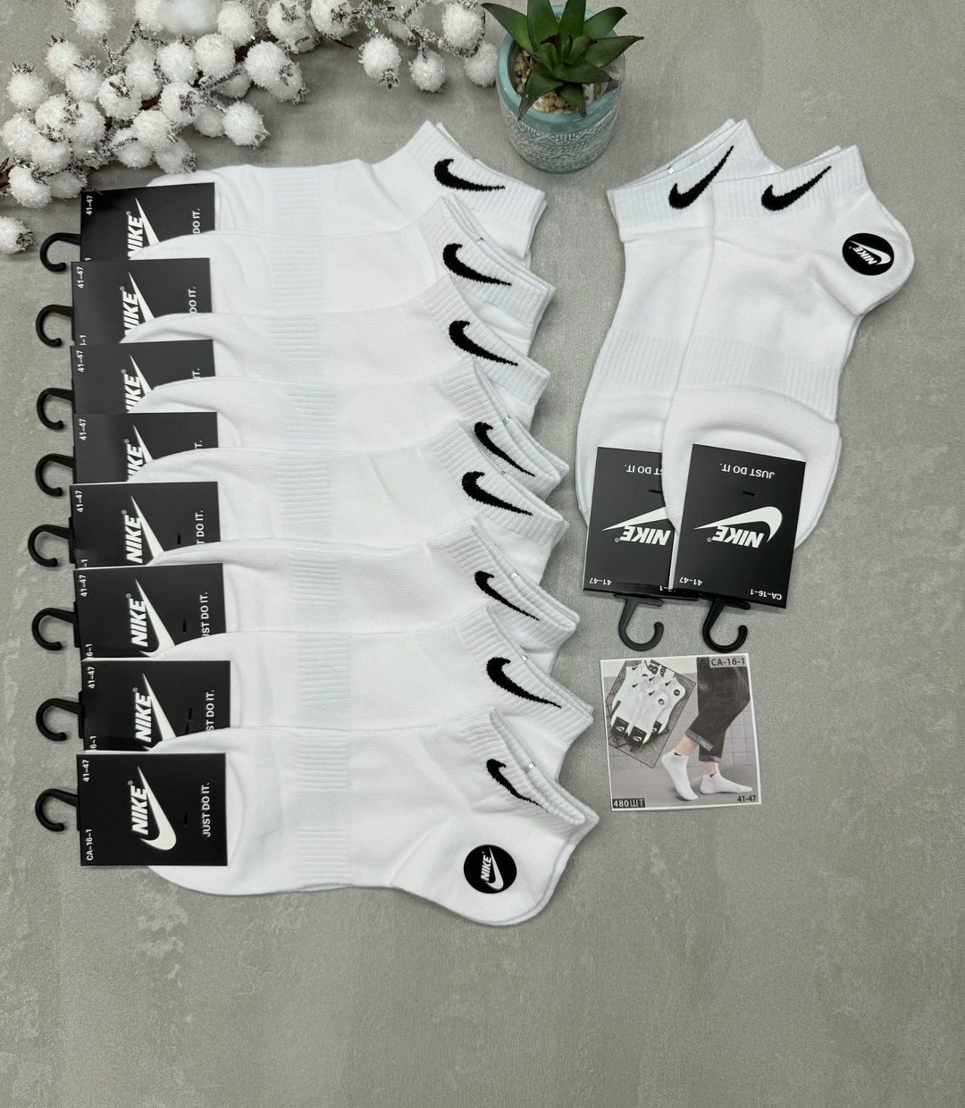 носки мужские 10 пар nike,носки мужские 10 пар,комплект носки мужские,носки мужские,носки найк белые 10 пар средние набор хлопковые