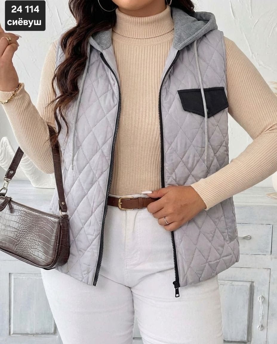 женская жилетка,жилет женский,теплый жилет,жилет утепленная,жилет