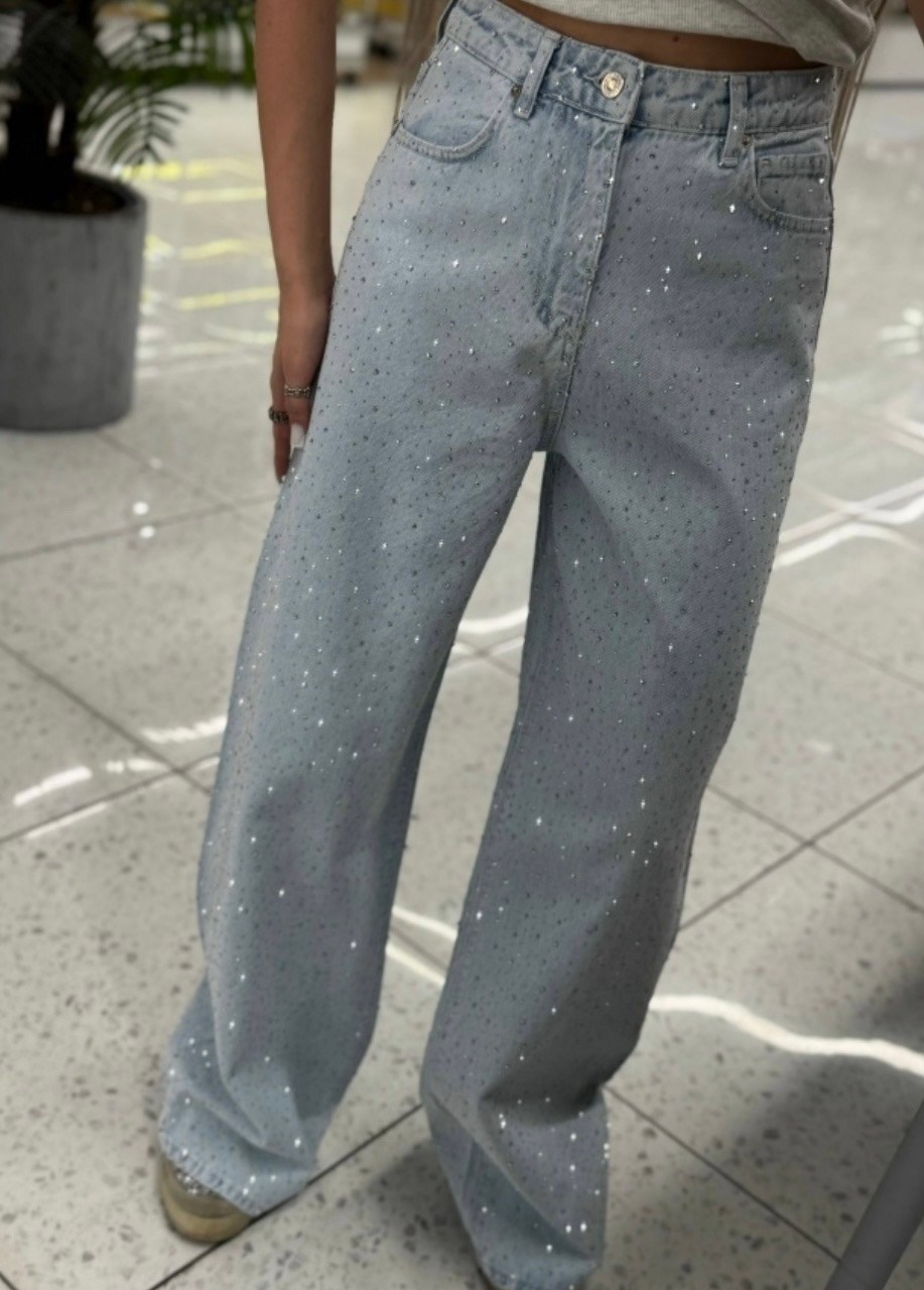 джинсы с стразами,джинсы широкие со стразами befree,женские джинсы со стразами,женские джинсы со стразами vgh,широкие джинсы