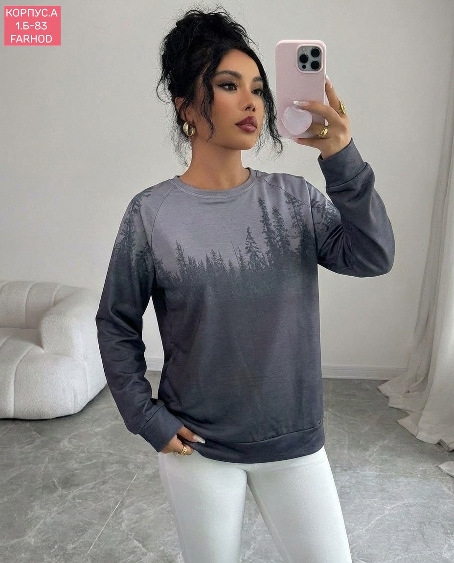 свитшот женская,повседневный свитшот,свободный свитшот,свитшот,свитшот с принтом