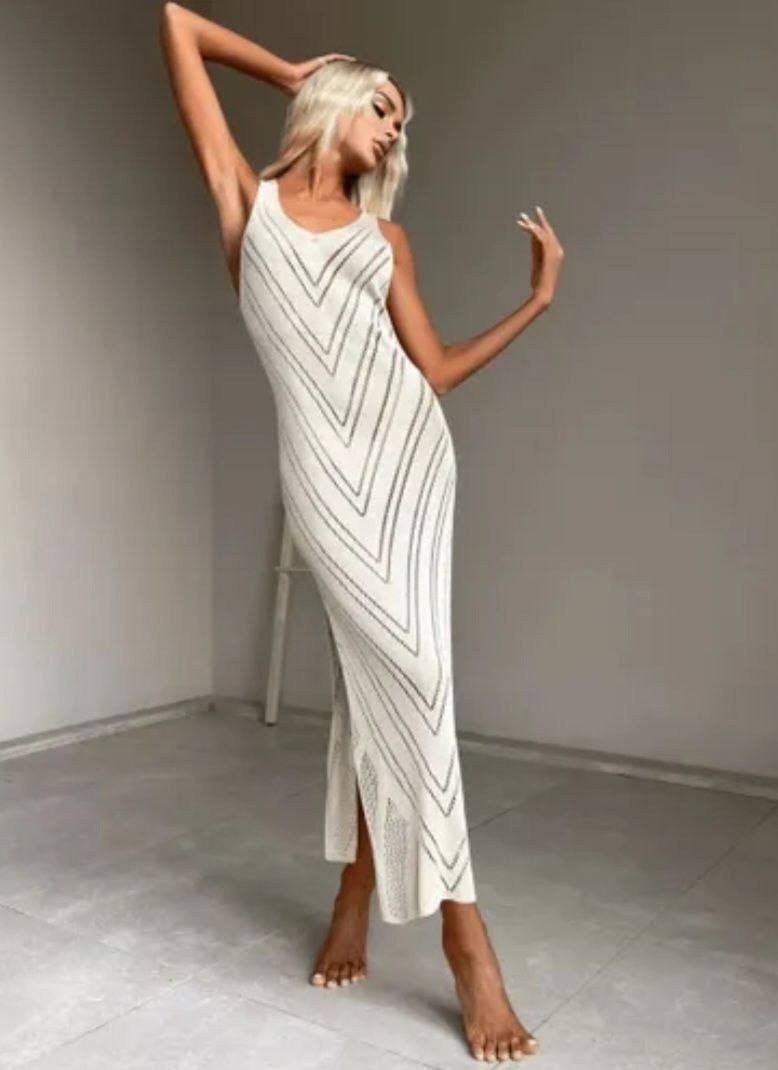 туника пляжная платье вязаное,туника пляжная платье вязаное alexandra_brand 390235110,пляжное вязаное платье,туника пляжная платье вязаное compromiss 227037905,женское вязаное платье с глубоким v-обра