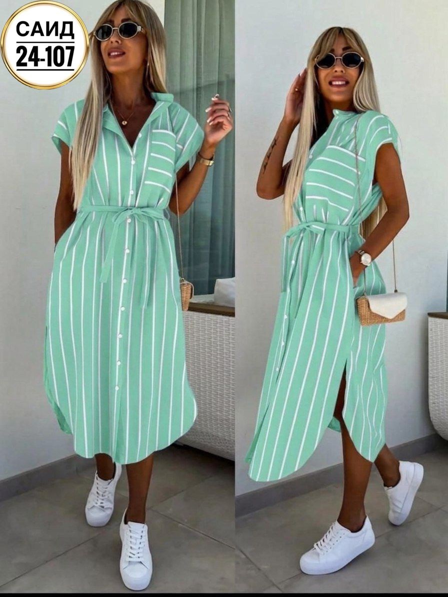 повседневные платья,платье женское,платье в полоску,женское платье ткань софт,платье рубашка в полоску