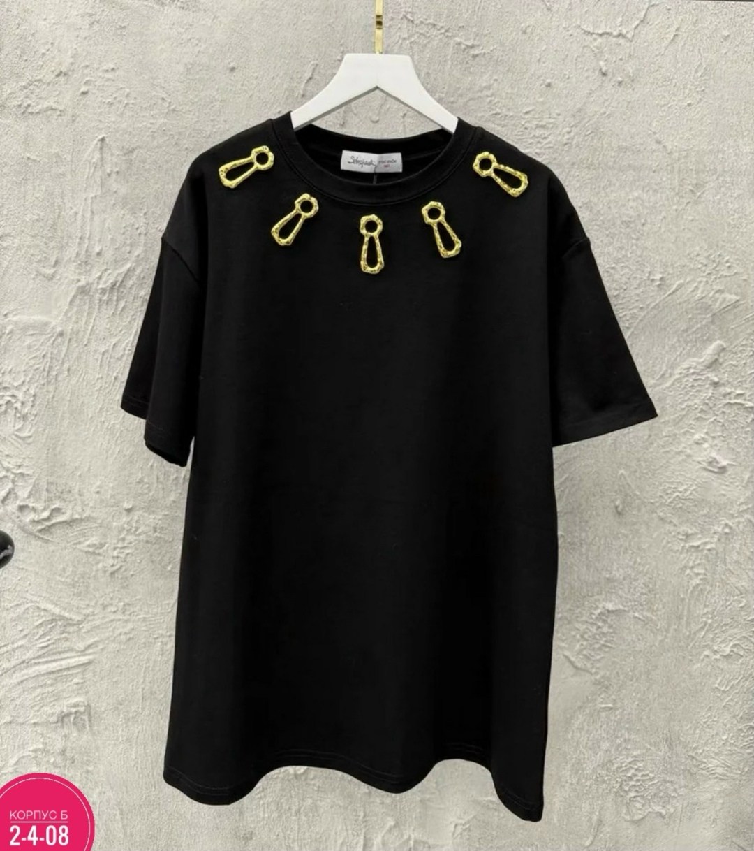 белая женская футболка,футболки модные,футболки женские,футболка с декором,футболка