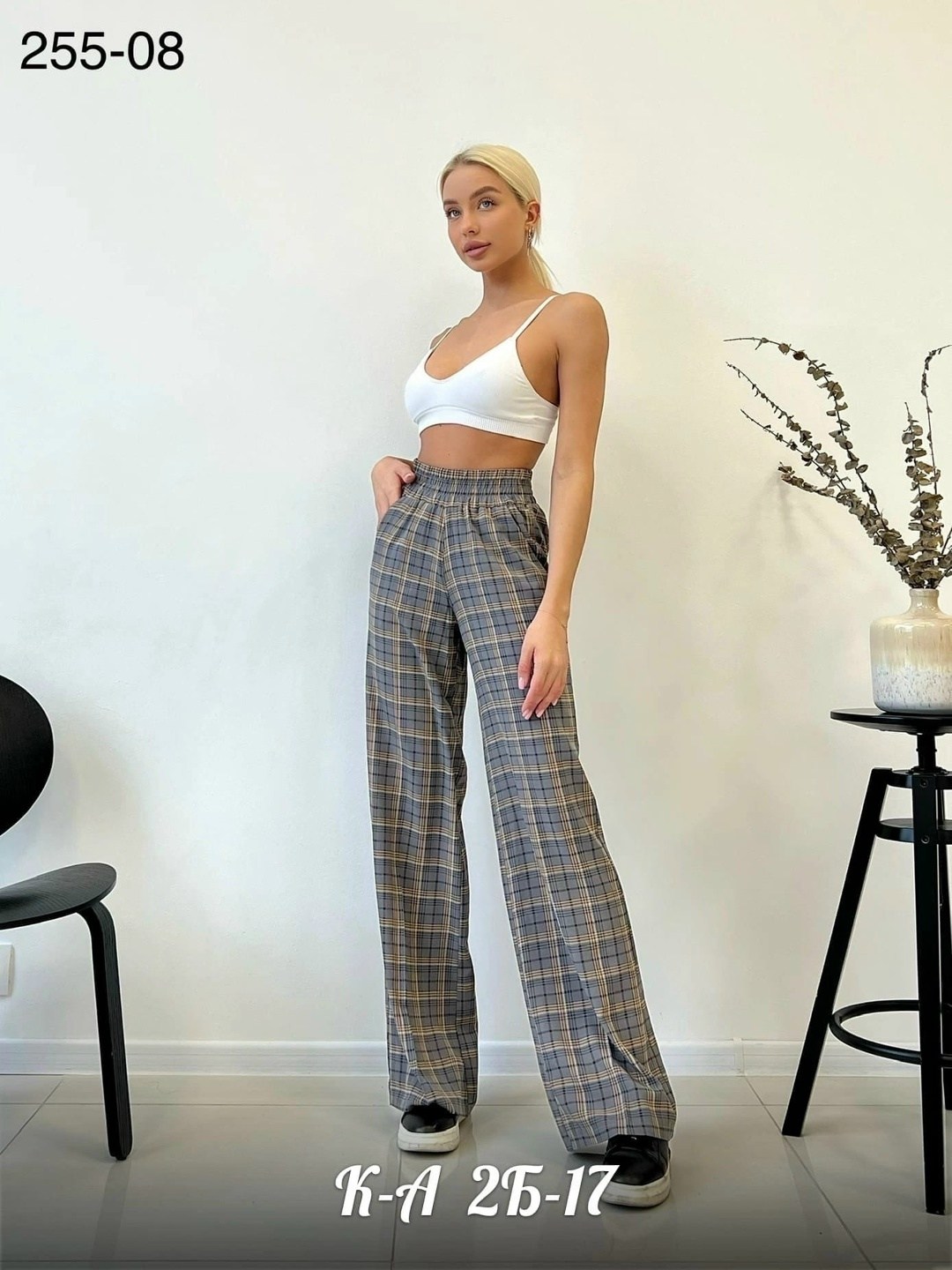 брюки палаццо в клетку,летние брюки палаццо,брюки клетка,брюки женские палаццо,женские широкие брюки
