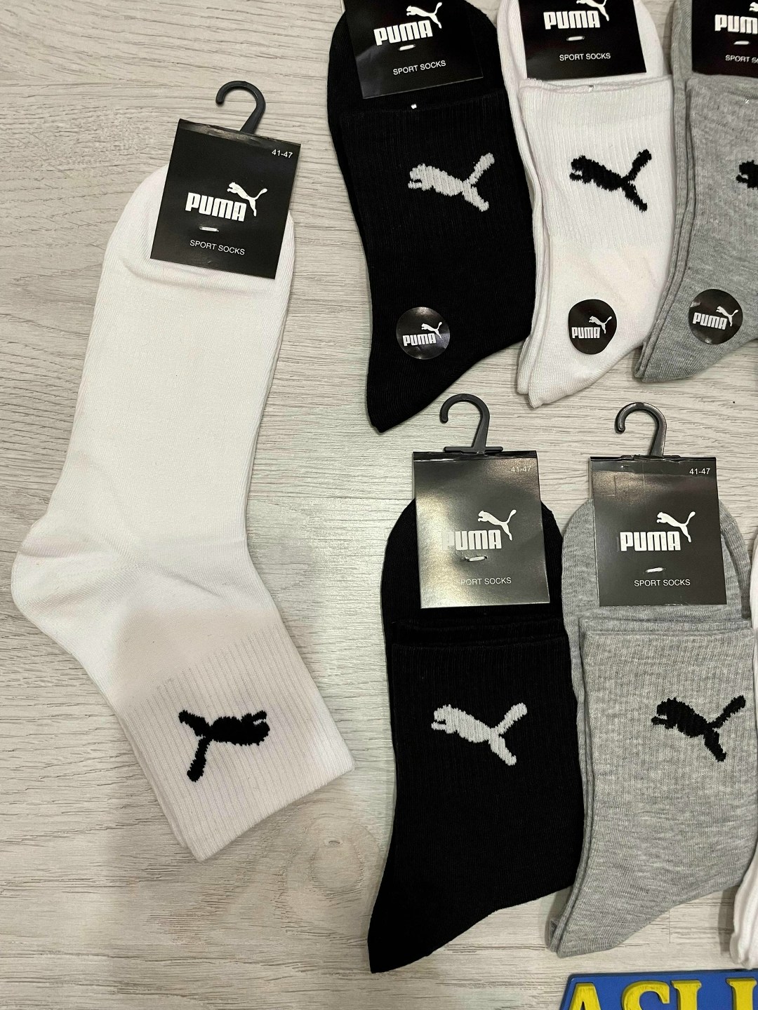 носки спортивные мужские,носки мужские,комплект носки мужские,комплект носков puma,носки белые мужские