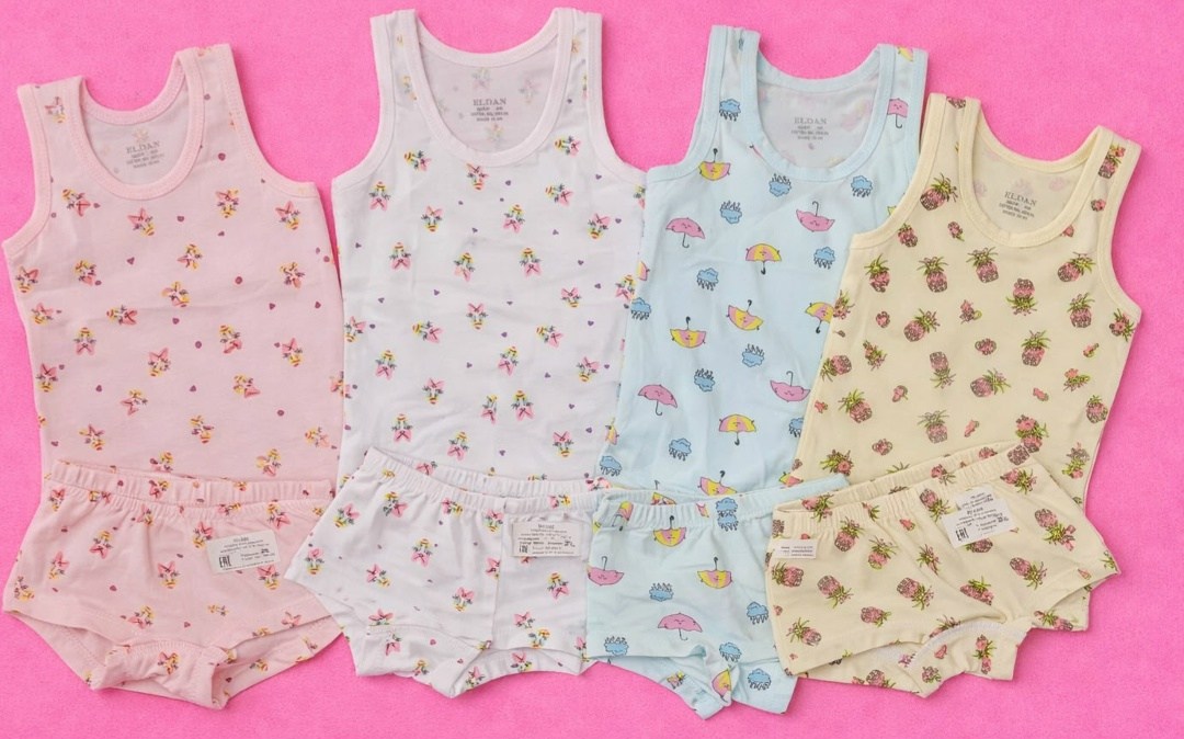 комплект майка-трусы,детский комплект майка и трусы,комплект майка и трусы для девочек,нижнее белье для девочек,комплект детского нижнего белья