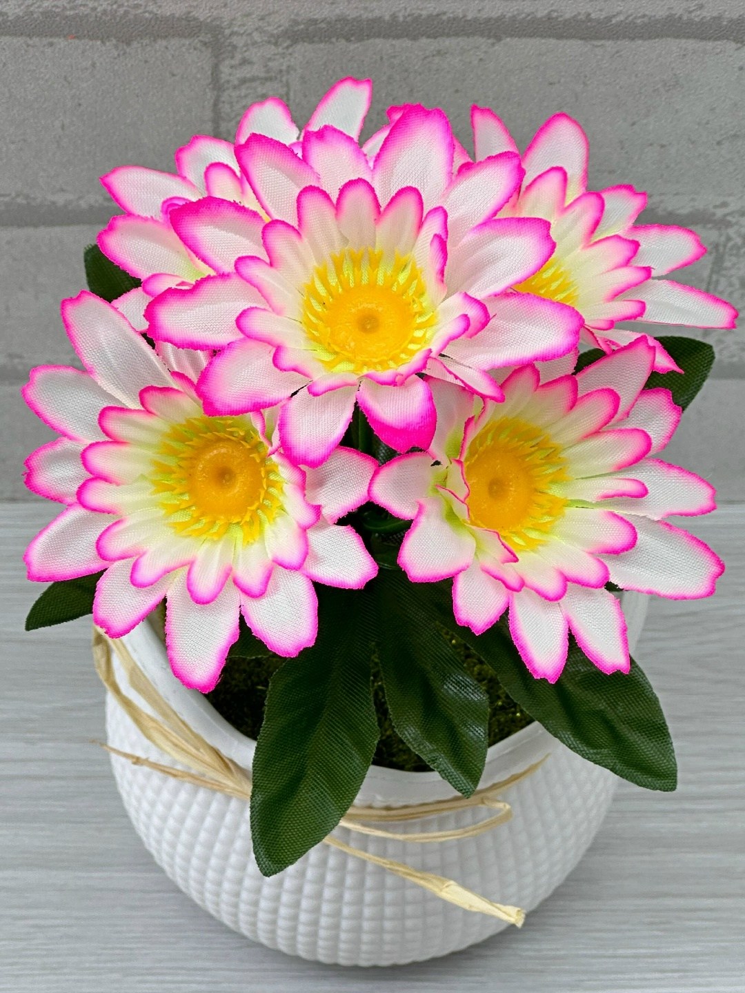 цветок искусственная,хризантемы оранжевые,хризантемы в горшках,гербера джемсона желтая,цветочная композиция