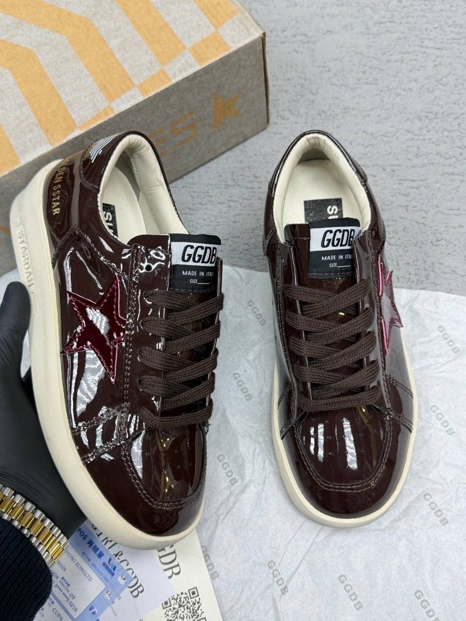 ,кеды лакированные,кеды golden goose, женская,кроссовки golden goose