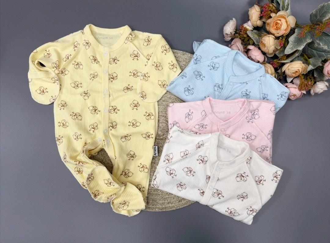 одежда для новорожденного,комбинезон слип для новорожденного,боди для новорожденного,комбинезон капитоний персик,комбинезон для новорожденного