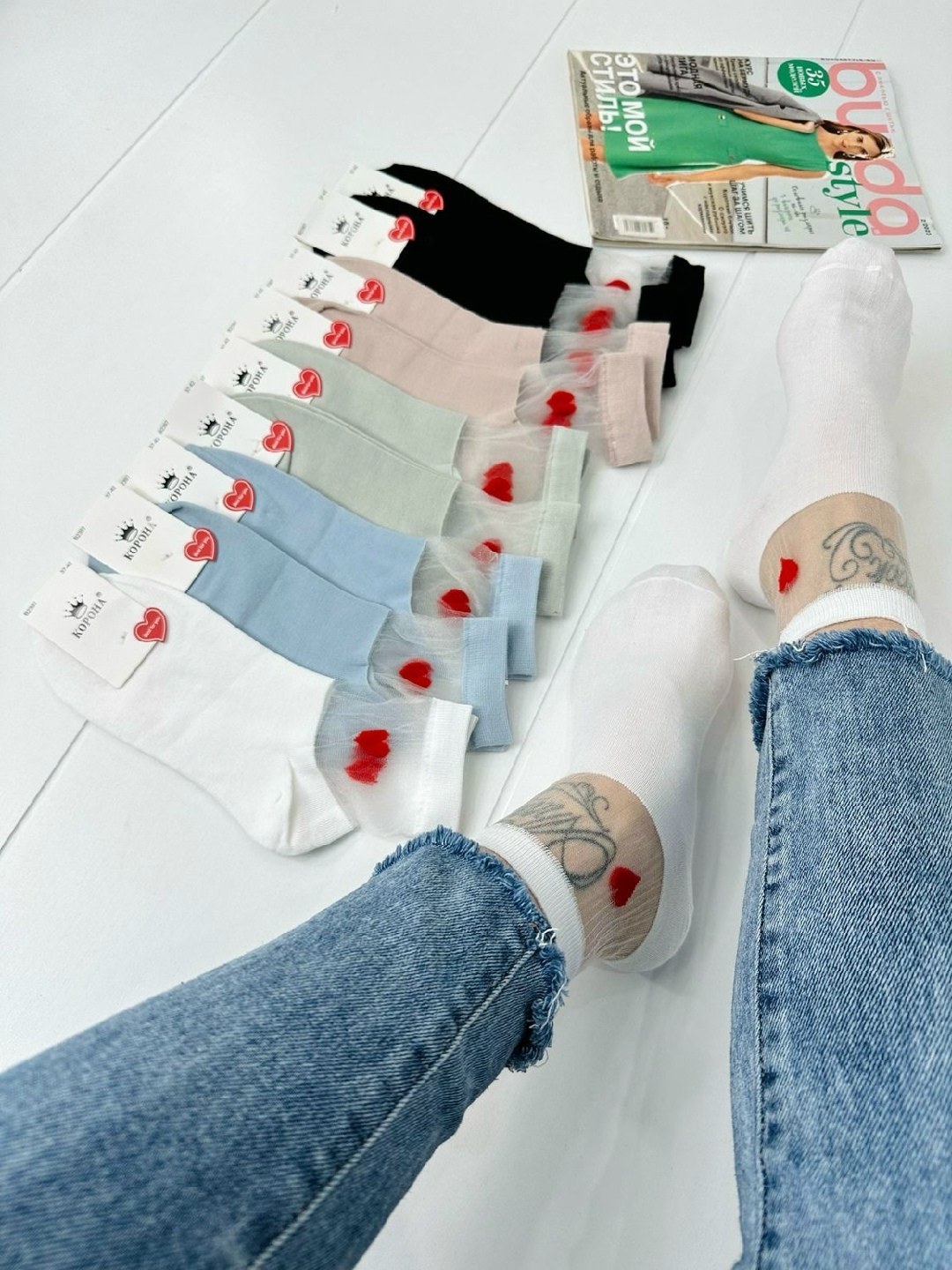 носки женские 10 пар,носки женские,комплект носки женские,женские носки упаковка,короткие женские носки