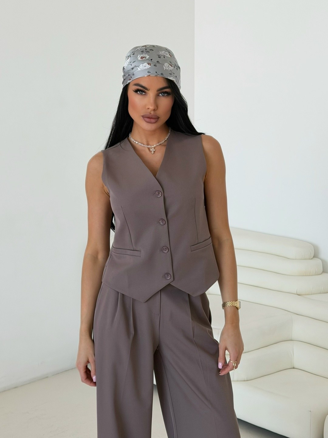 костюм белый брючный,костюм с жилетом и брюками от бренда tizara,martichelli костюм брючный с жилетом белый,брючный костюм,брючный костюм брюки+жилетка excidra