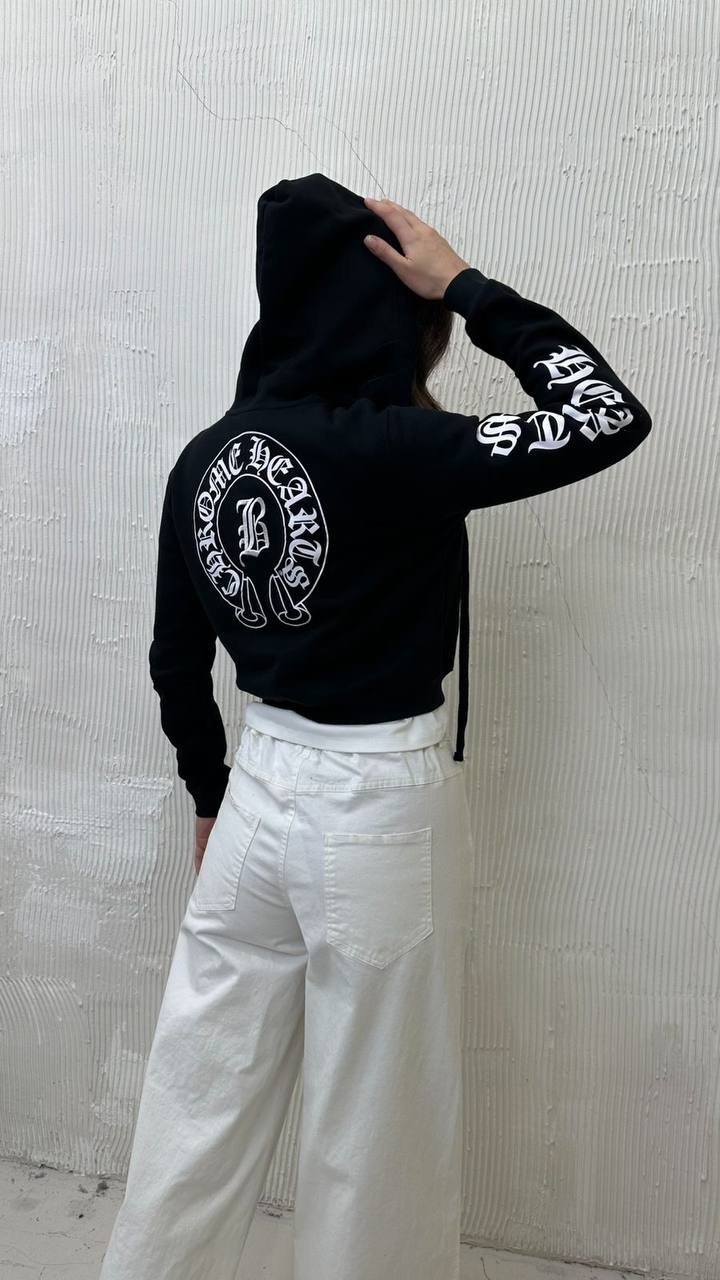 толстовка,женская толстовка,chrome hearts zip hoodie,chrome hearts hoodie,худи