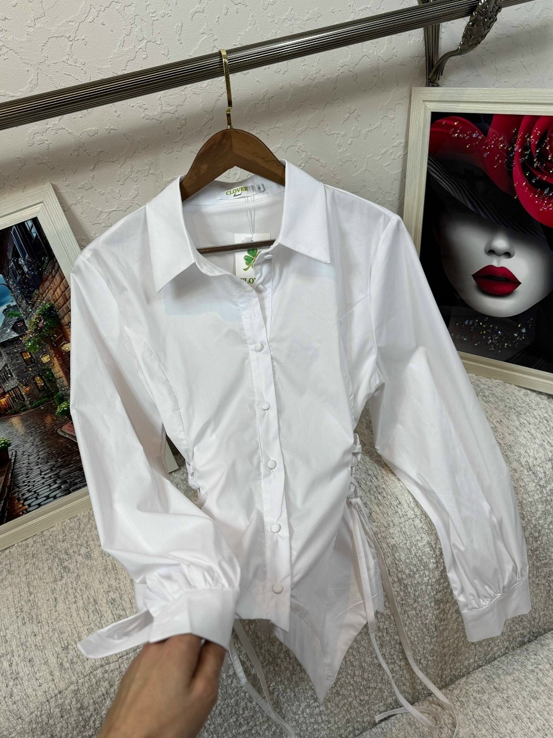 рубашка женская,рубашка с завязками,блузка женская,блузка рубашка,рубашка модная