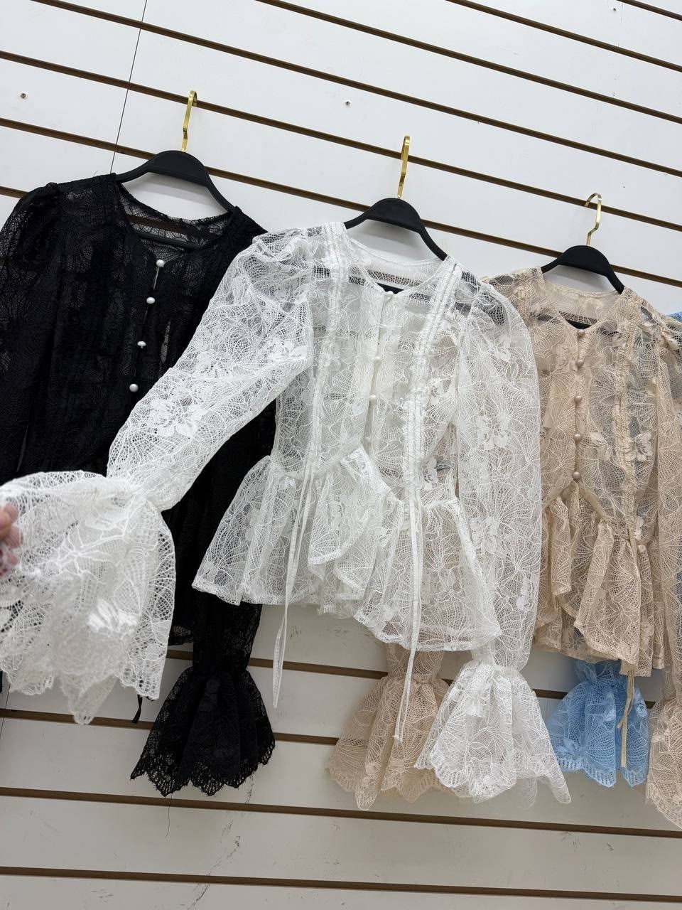 блузка с оборками,блузка голубая,викторианские платья,блуза