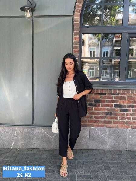 брючный костюм с топом,бежевый брючный костюм,костюм с длинной рубашкой,брючный костюм,женский летний костюм двойка