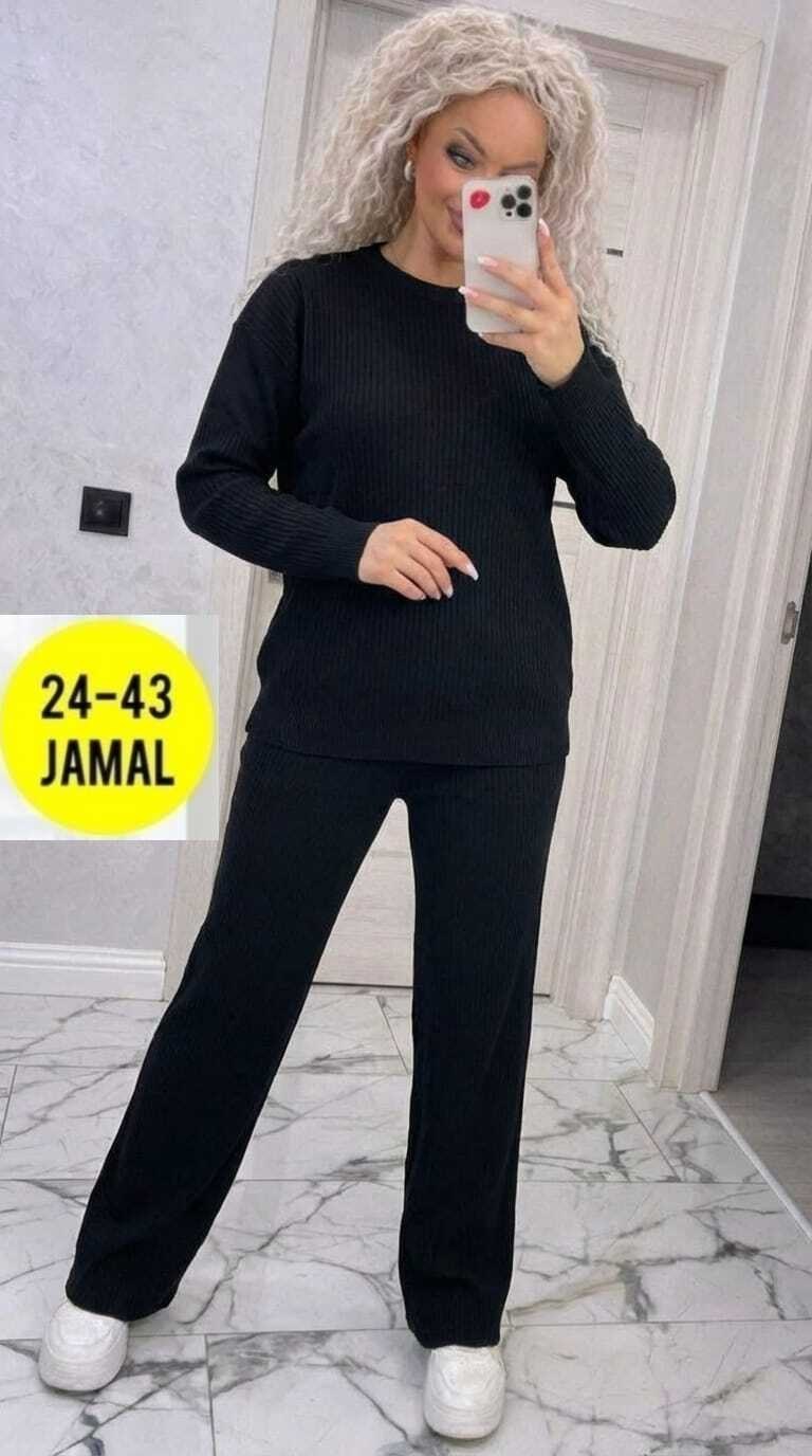 вязаный костюм с брюками палаццо,вязаный брючный костюм,женские костюмы,трикотажный костюм,костюм для женщин