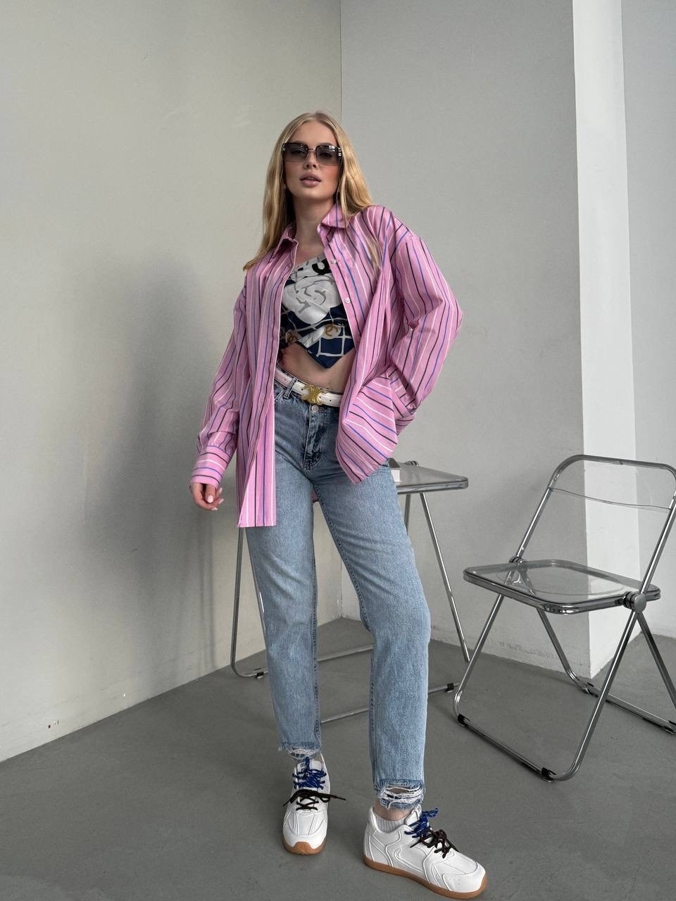 рубашка в полоску,хлопковая рубашка в полоску оверсайз cosmo brand,женская рубашка в полоску,рубашка в полоску оверсайз,рубашка женская