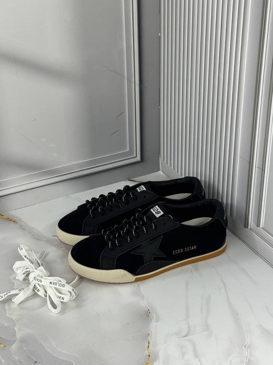 кроссовки golden goose,кеды golden goose,,golden goose кеды hi star на платформе черный,кеды golden goose женские