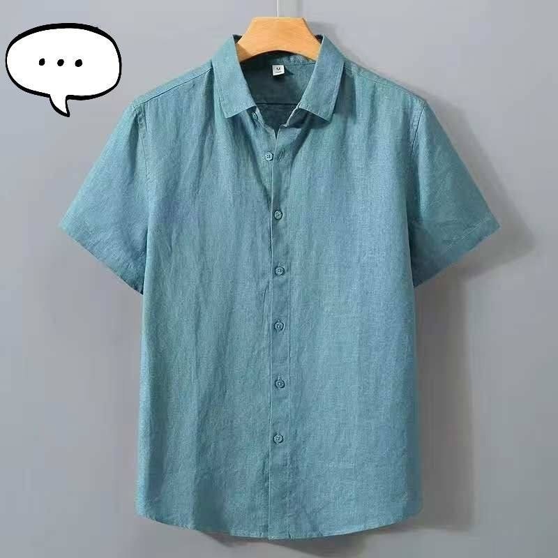 рубашка из чистого льна,мужская повседневная рубашка,рубашка льняная,льняная рубашка мужская,повседневная рубашка