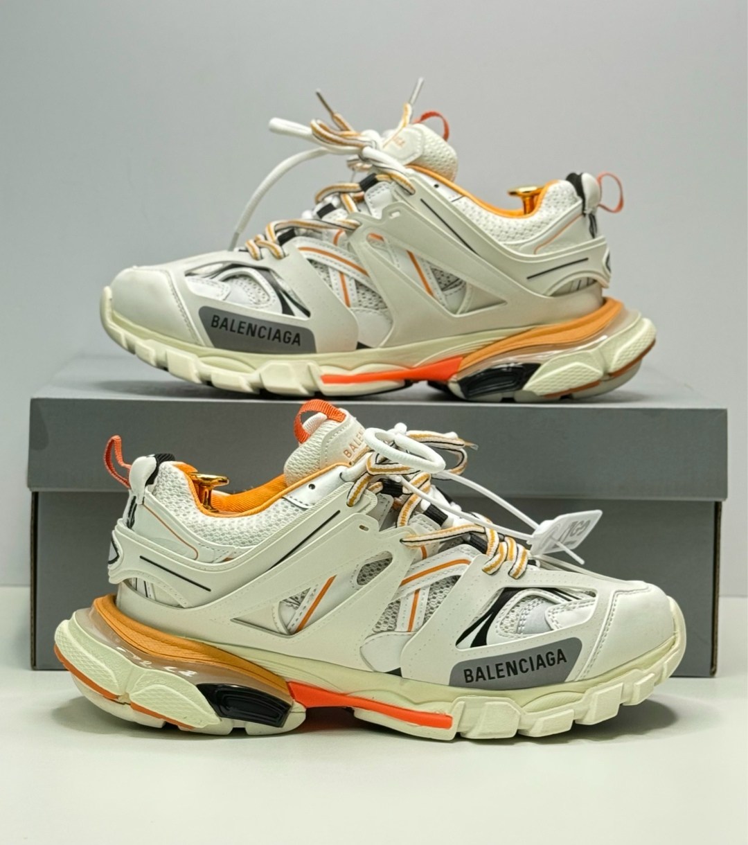 balenciaga track white orange,кроссовки balenciaga track,баленсиага трек кроссовки мужские,кроссовки balenciaga,balenciaga трек мужчин белый и оранжевый кроссовки