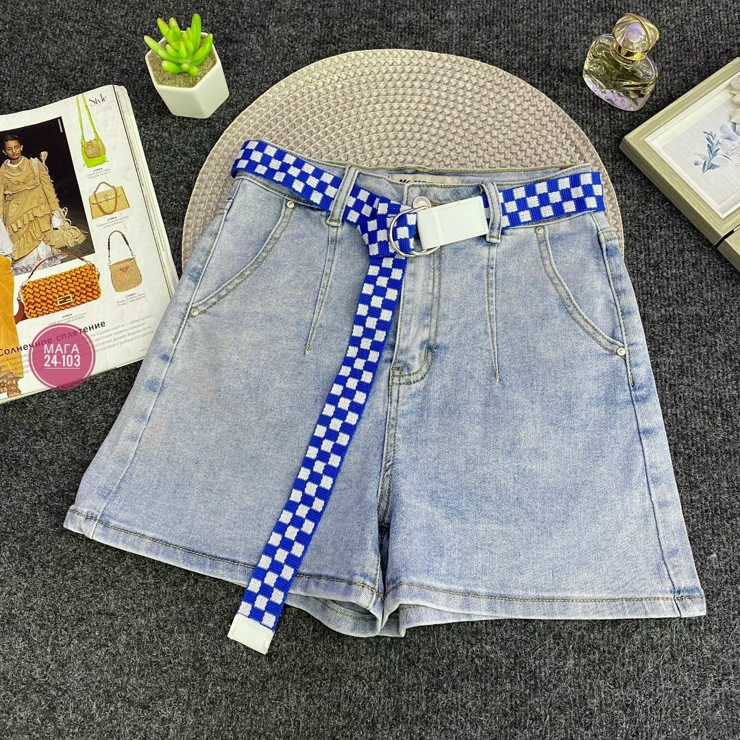 клетчатый ремень,джинсовые шорты для девочек,шорты женские джинсовые,джинсовые шорты 2026 женские,шорты женские джинсовые с завышенной талией на резинке