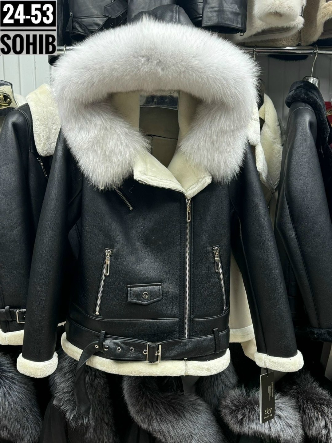 дубленка с капюшоном,комбинированная дубленка,молочная дубленка авиатор,дубленка авиатор,дубленка с песцом