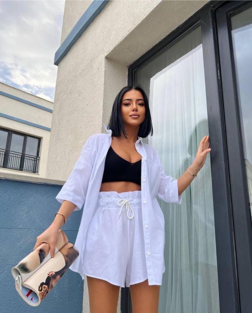 костюм женский летний с шортами и рубашкой,женский костюм с шортами и рубашкой,костюм летний рубашка и шорты,костюм женский летний с шортами,женский костюм с шортами