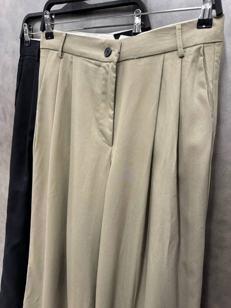 black high-waisted wide leg pants for summer,casual outfit,wide leg trousers outfit,модные образы,модные наряды