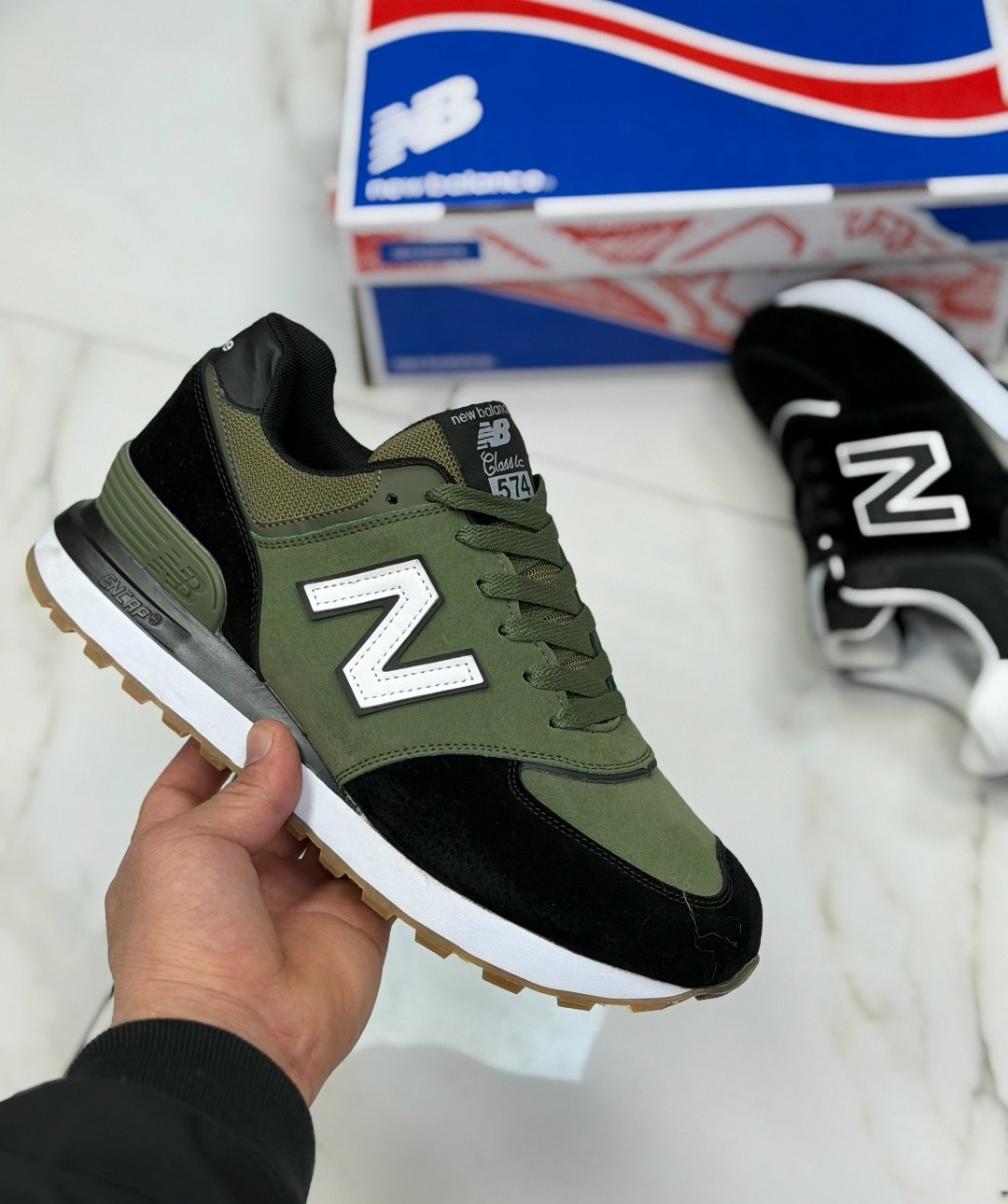 кроссовки new balance 574,нью бэланс 574 зеленые,зимние кроссовки new balance 574 mid,мужские кроссовки new balance,