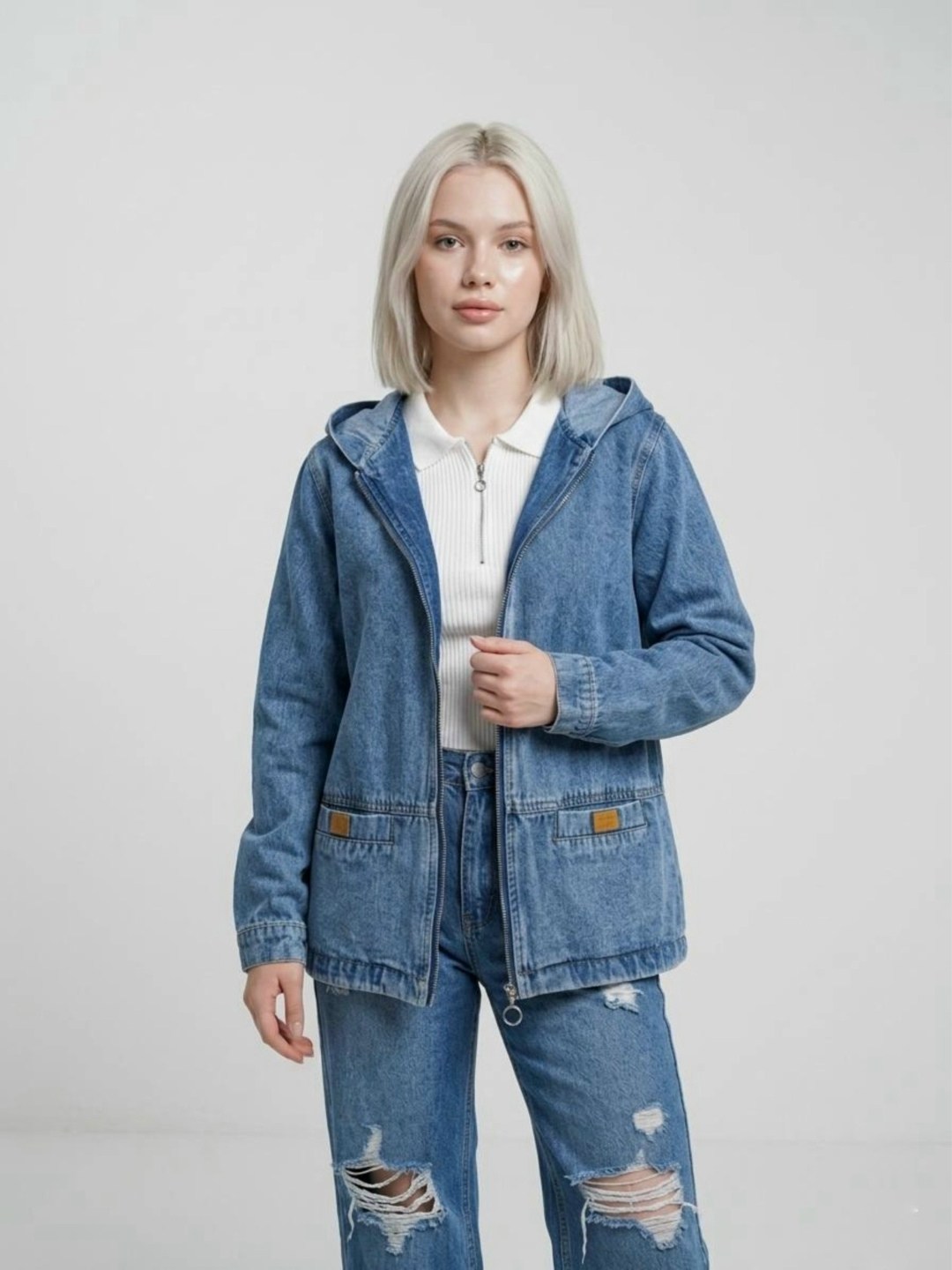 куртка джинсовая женская,куртка джинсовая,джинсовая куртка zolla женская,куртка джинсовая женский синий меланж капюшон,8962 blue куртка джинсовая женская