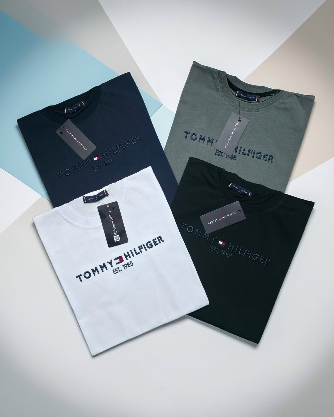 футболка мужская tommy hilfiger,томми хилфигер футболка est.1985,tommy hilfiger est 1985 футболка,футболка tommy hilfiger,футболки мужские брендовые