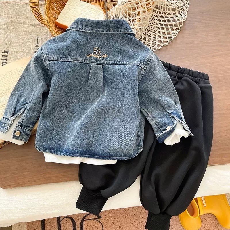 джинсовый костюм для мальчика,джинсовая куртка,джинсовый костюм детский,комплект одежды для мальчика,джинсовые костюмы