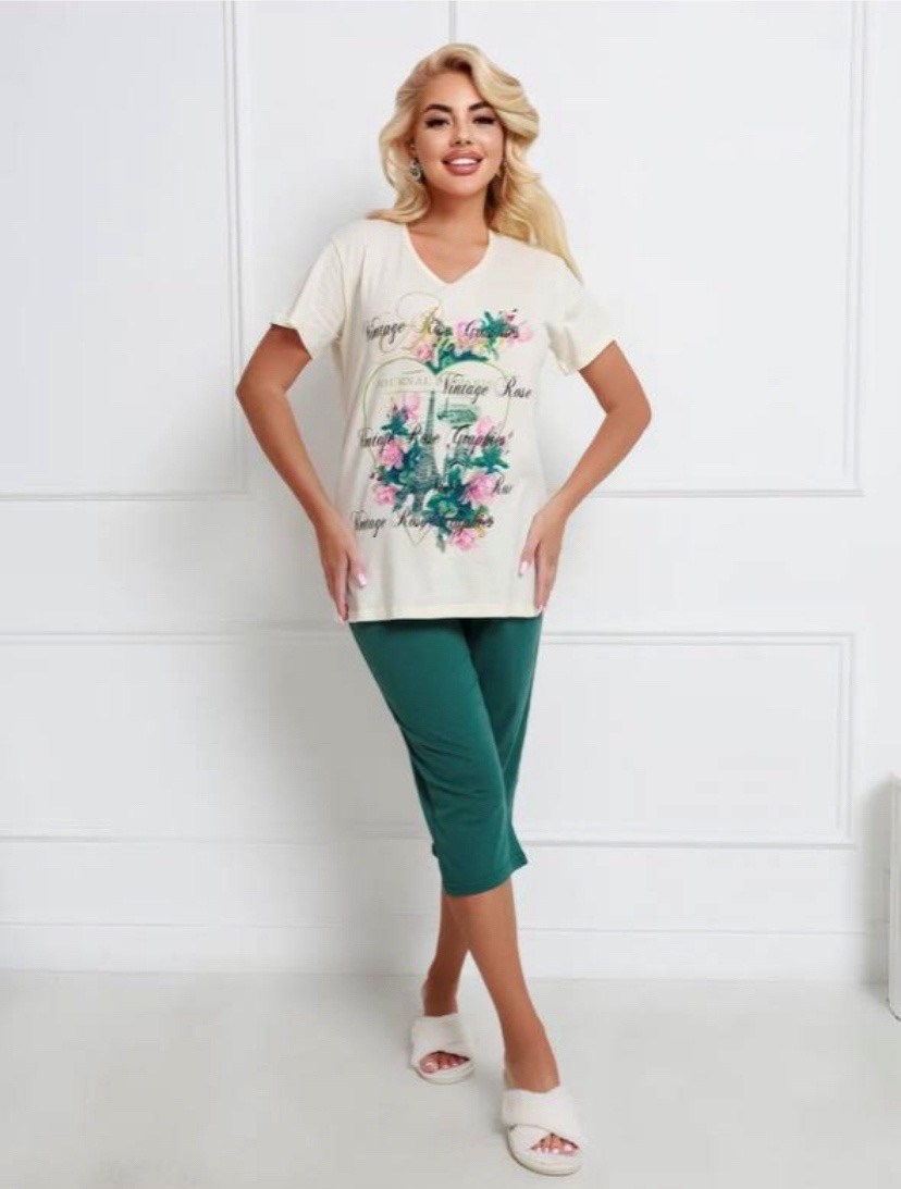 пижама с бриджами большие размеры,пижама с бриджами хлопок,пижама с бриджами,пижама женская с бриджами,пижама с бриджами домашний