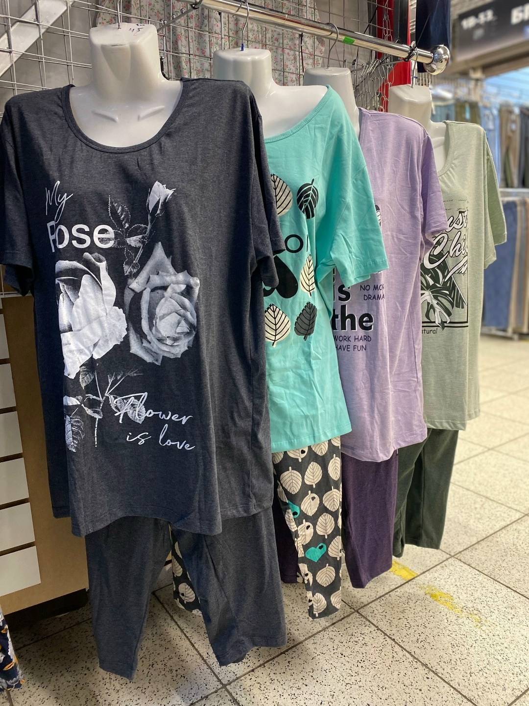 пижама с бриджами большие размеры,пижама женская с бриджами,пижама женская,домашняя одежда пижама,комплект женской пижамы