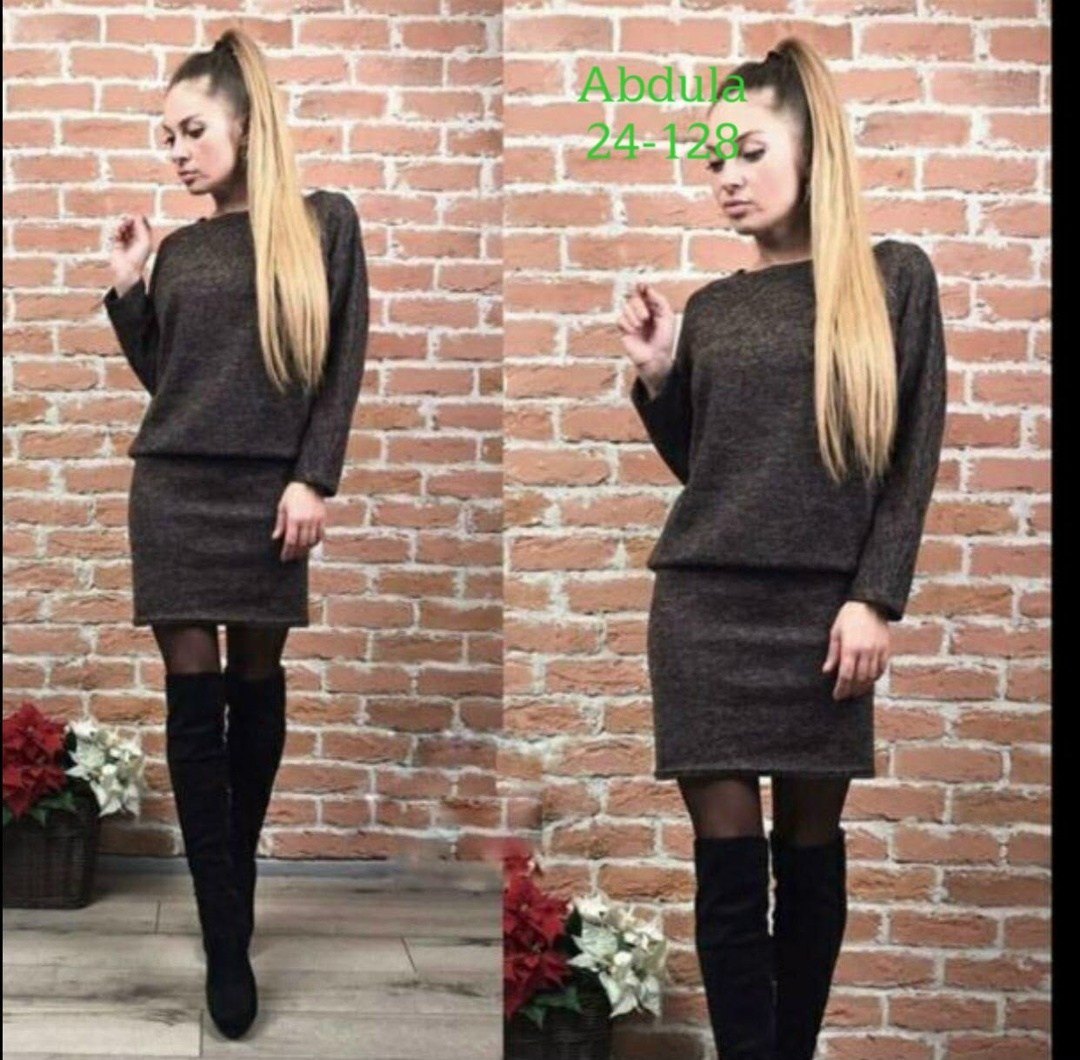 платье трикотажное женское,платье трикотажная,платье женской,платье туника,теплый костюм юбка с кофтой