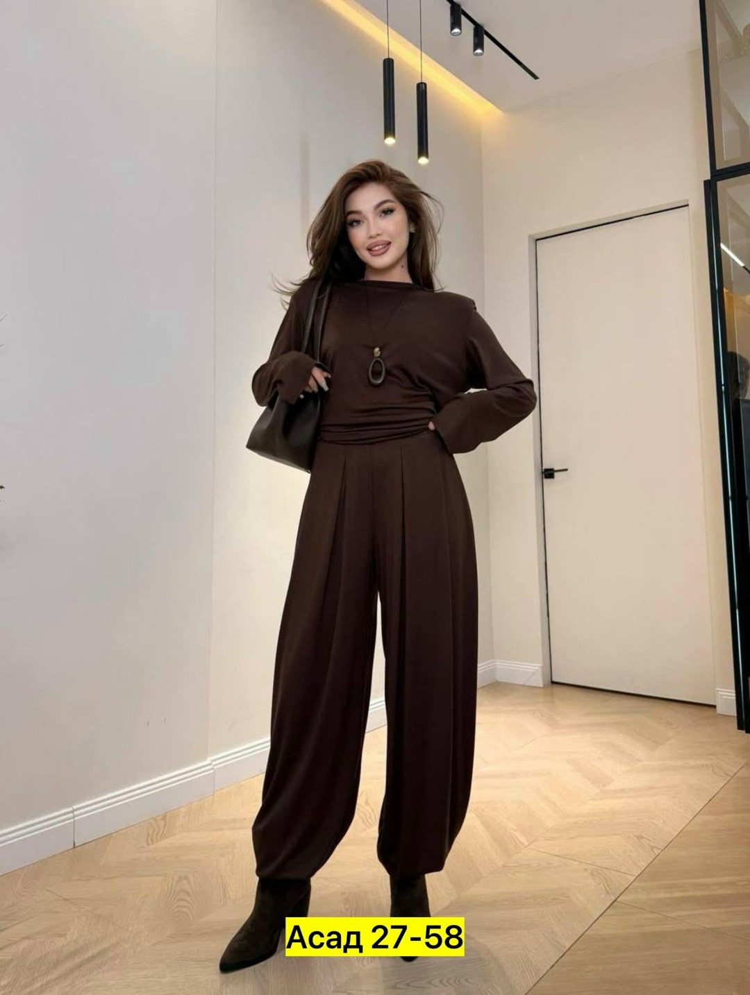 женский трикотажный костюм с кофтой и брюками палаццо,костюм женский с брюками,мусульманская одежда,женские костюмы