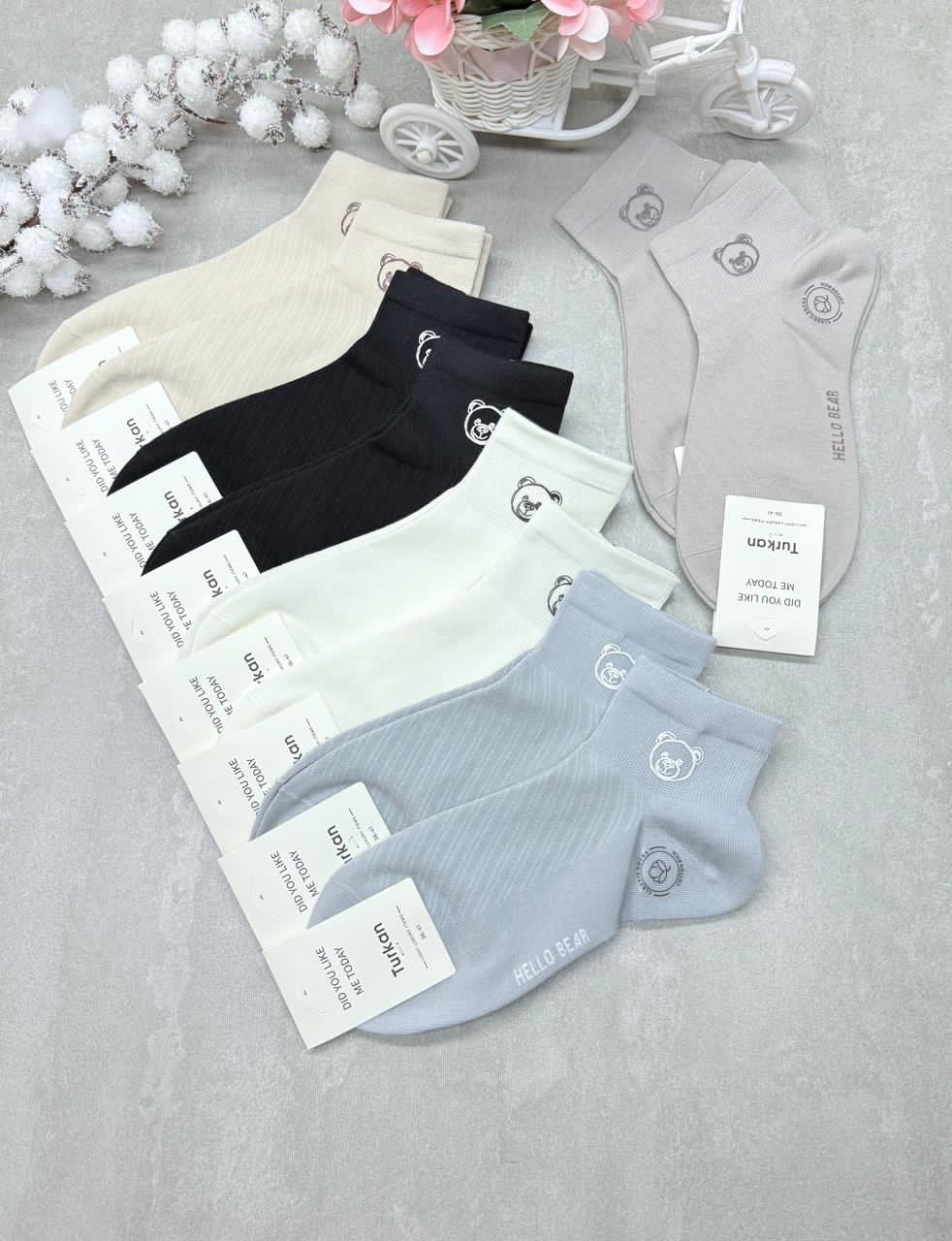 носки женские 10 пар,носки женские,носки женские короткие,женские носки набор,носки женские р