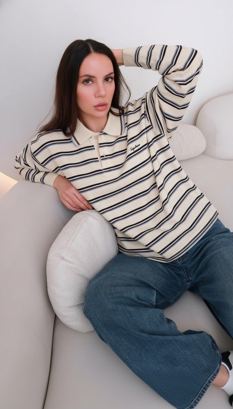 джемпер в полоску,кофта в полоску,зарина джемпер в полоску,zarina джемпер в полоску,лонгслив оверсайз в полоску