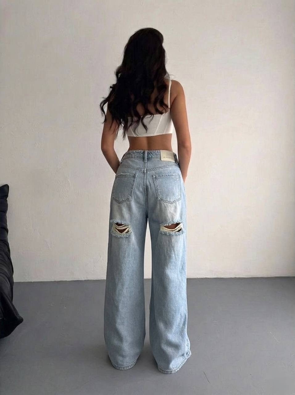 модные джинсы,джинсы женские широкие,джинсы,женские джинсы,джинсы рваные