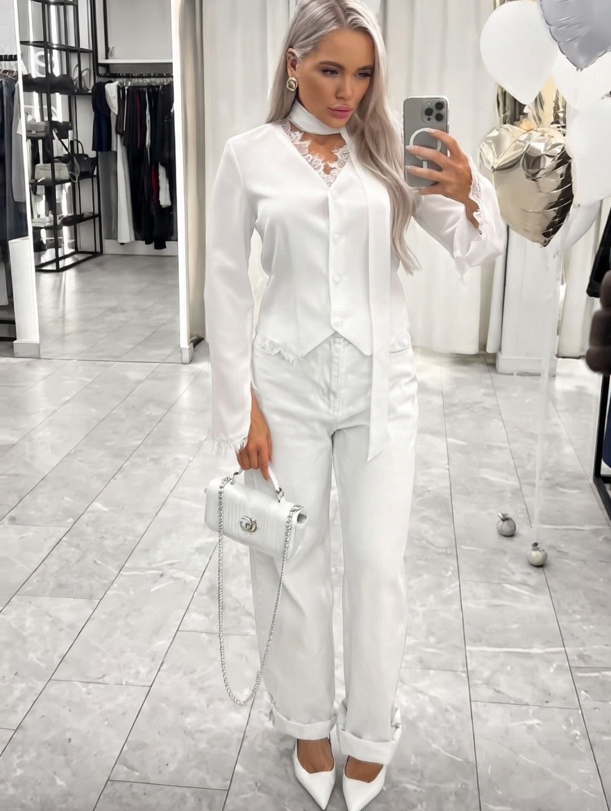 элегантные костюмы,брючный костюм белый,белые костюмы,шелковый костюм,белый шелковый костюм