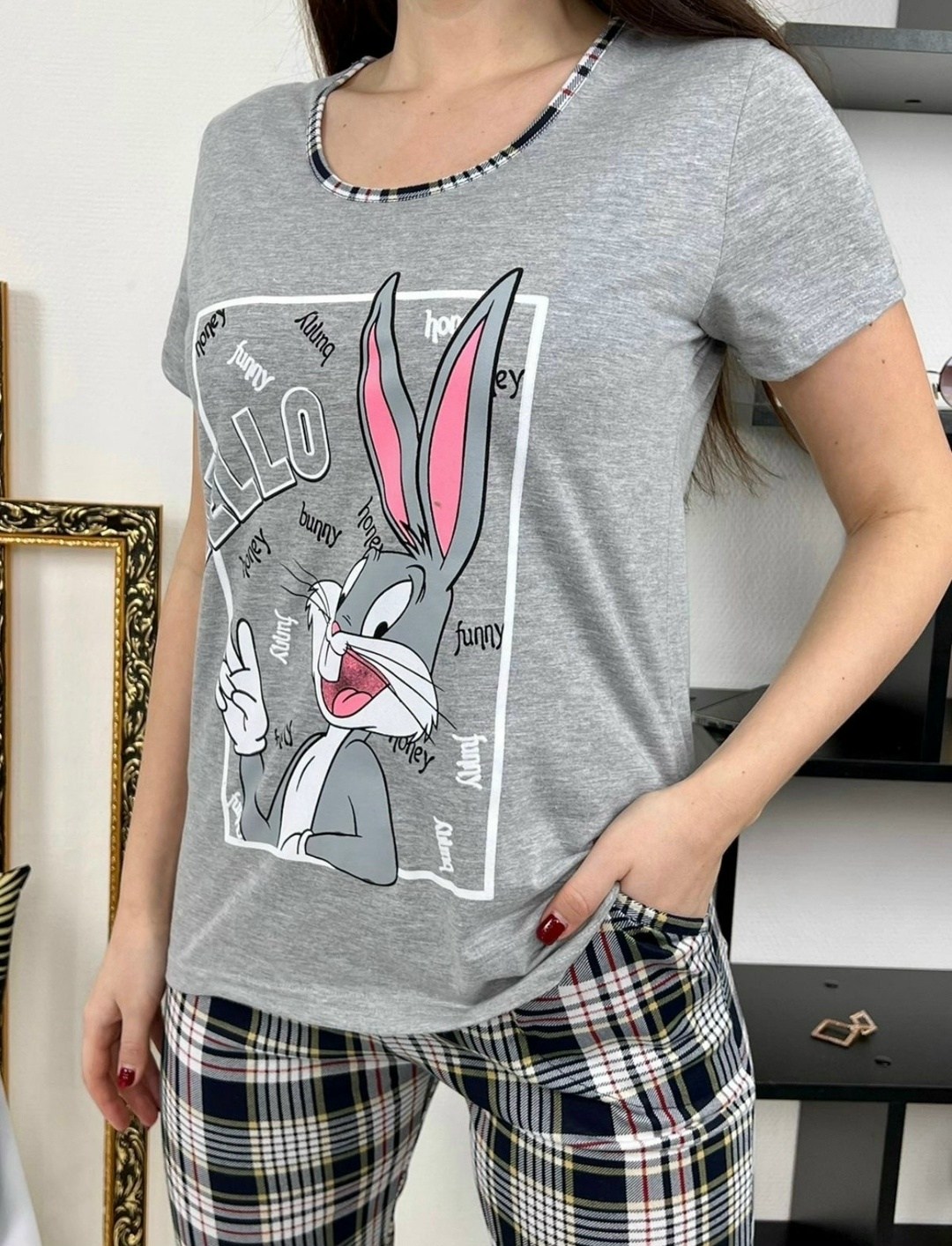 женская пижама,пижама женская с бриджами хлопок домашний костюм,пижама женская с бриджами,домашняя одежда пижама,пижама с бриджами