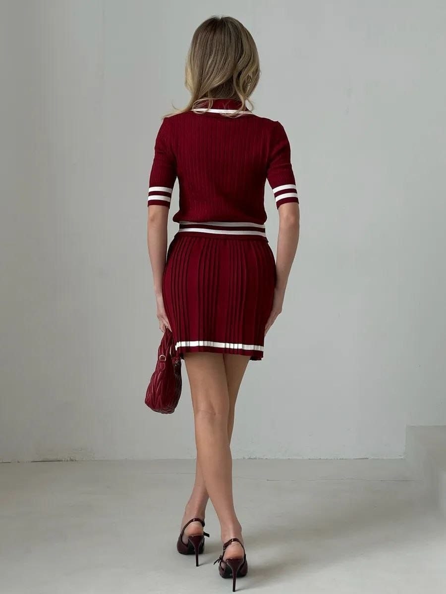 трикотажные костюмы с юбкой,костюм трикотажный с юбкой мини emberens,костюм с юбкой плиссе,костюм женский двойка с юбкой,костюм с юбкой